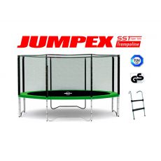 Trampolína Jumpex SST 366 cm ( 3,66 m ) Zelená s vnější sítí